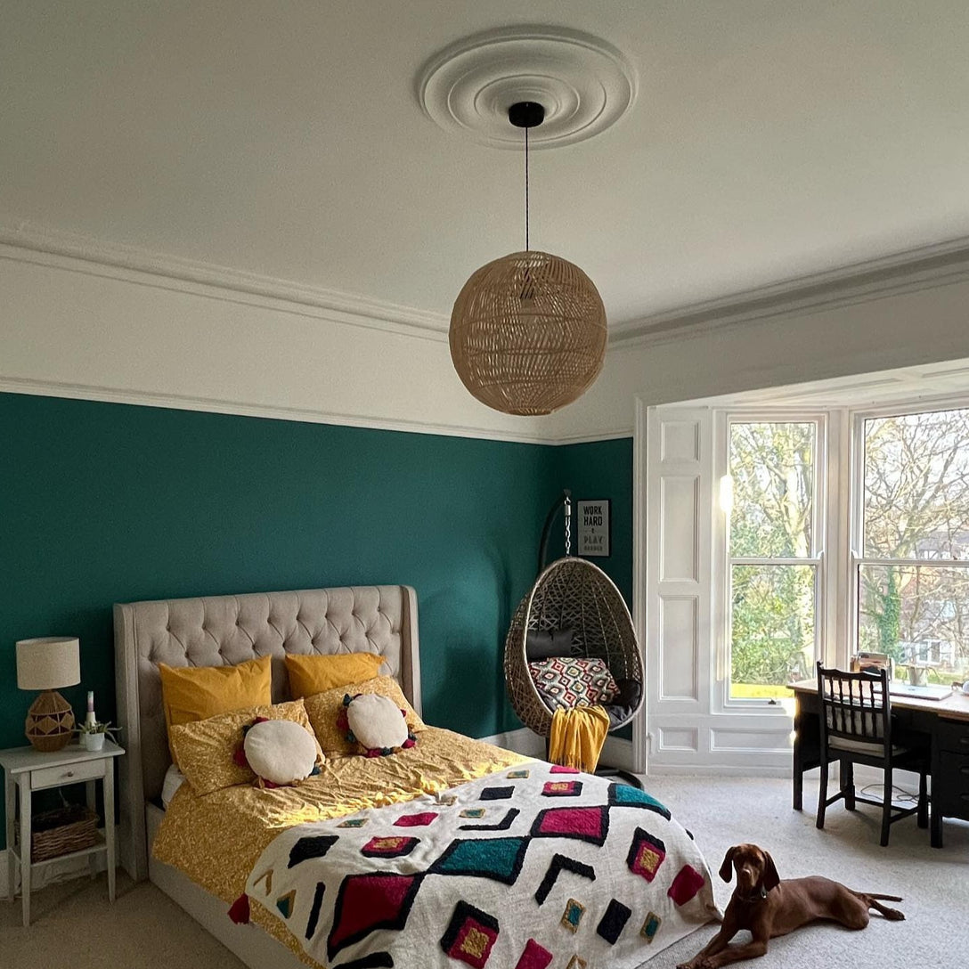 Plain Spun Plaster Ceiling Rose 680mm dia. LPR032