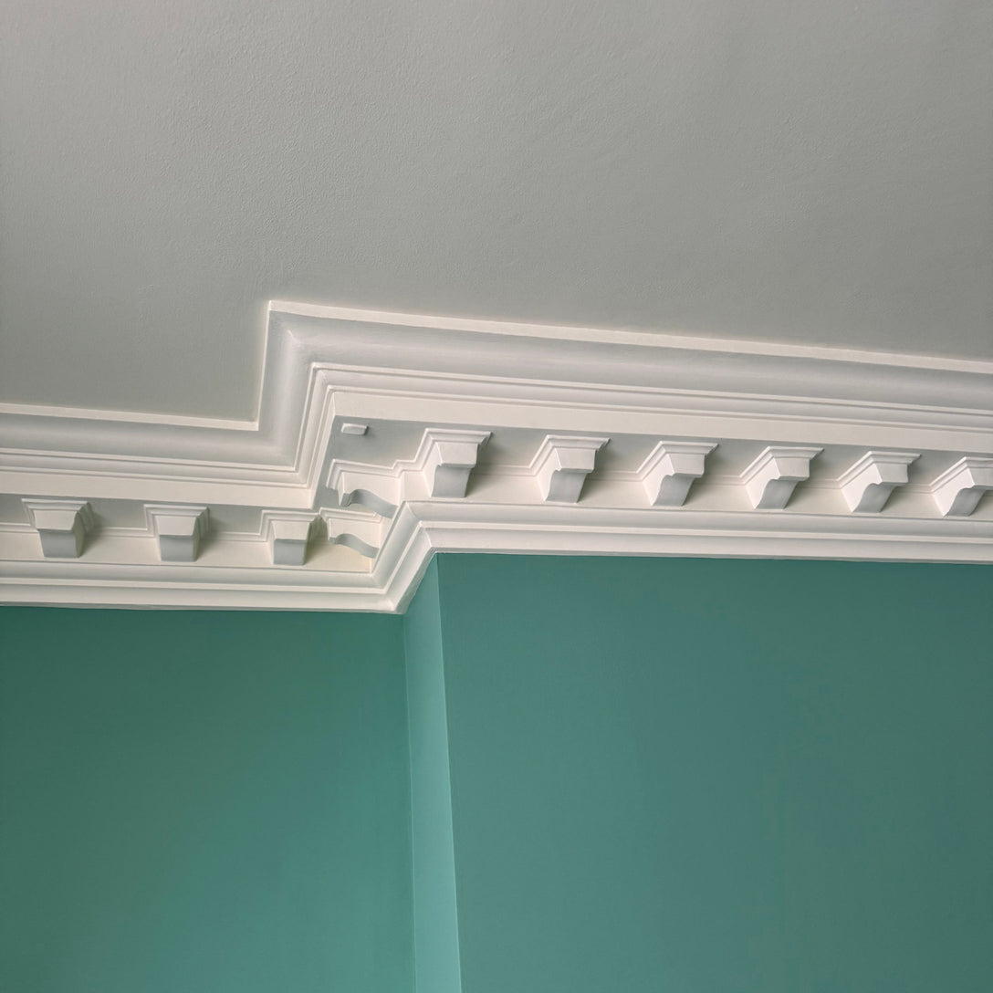 extra large Victorian plaster cornice