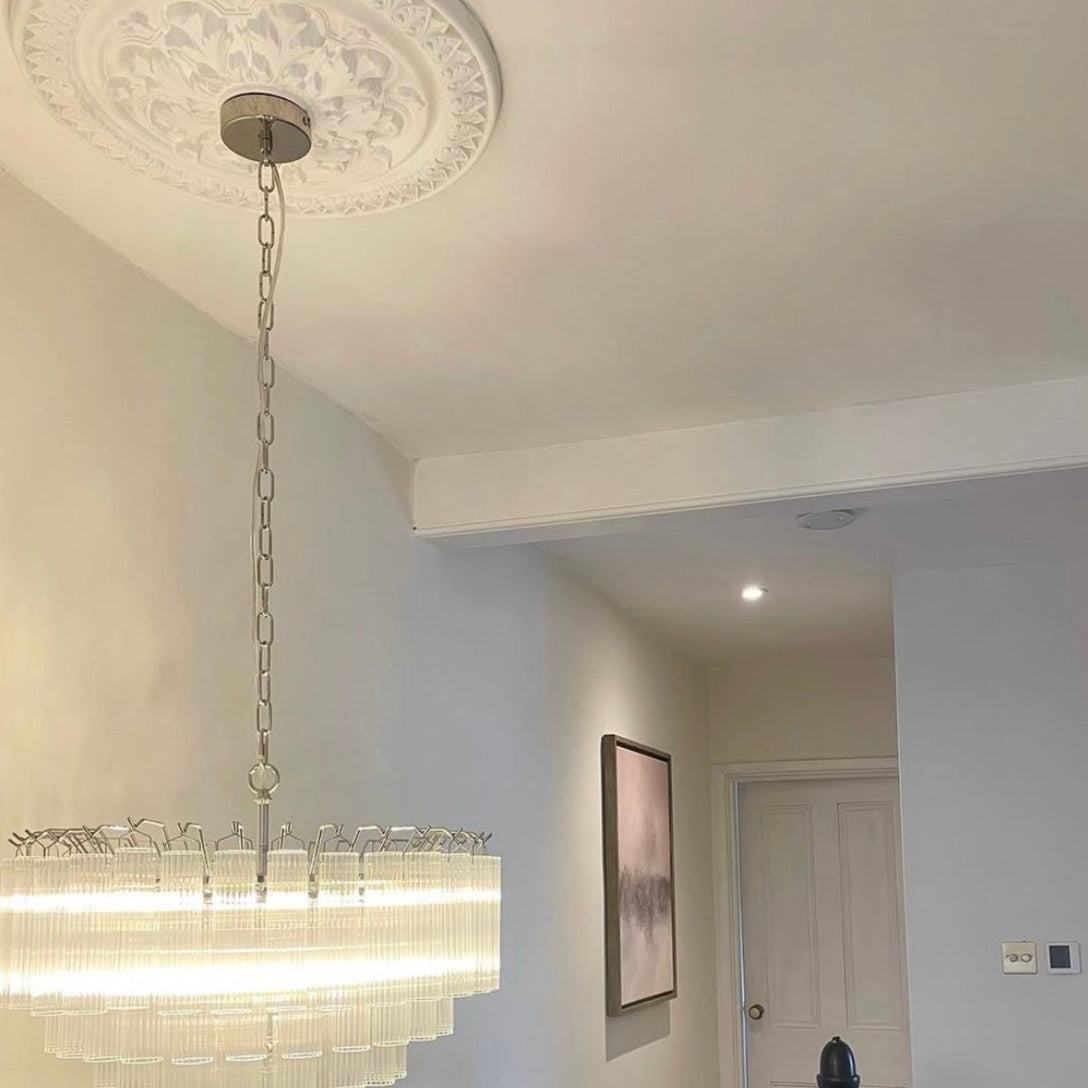 Medium Ornate Victorian Plaster Ceiling Rose