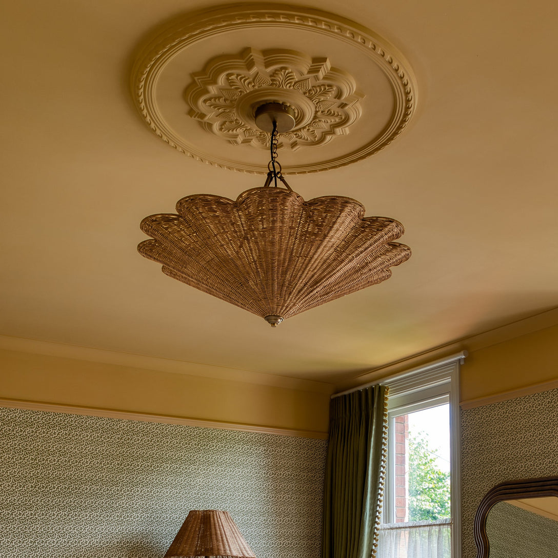 Palmette & Rope Plaster Ceiling Rose 830mm dia. LPR024