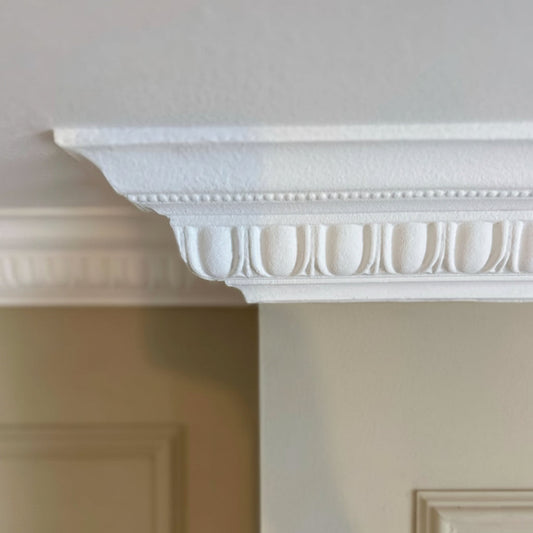 Victorian Egg & Dart Plaster Coving