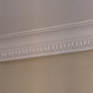 close up of egg and dart plaster cornice