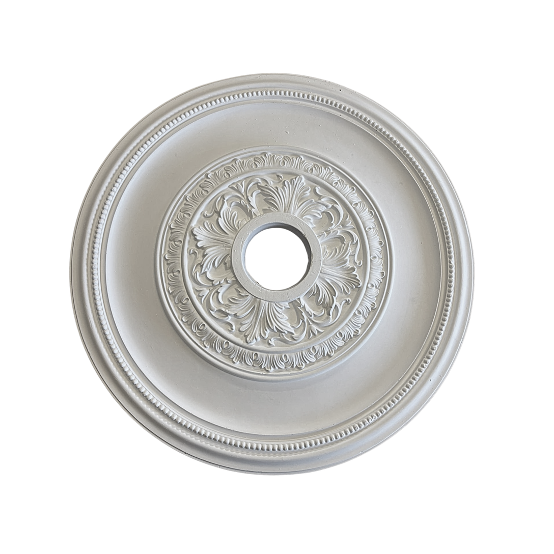 Plaster Ceiling Rose Plain Acanthus 610mm dia. MPR061