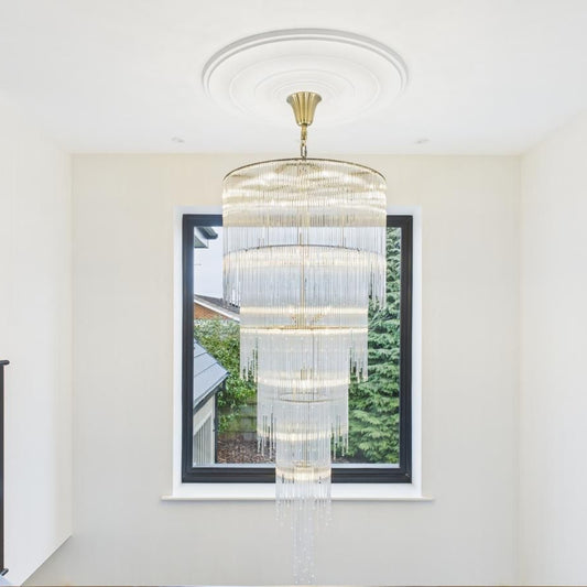 Large Plain Spun Plaster Ceiling Rose 1000mm dia. LPR076