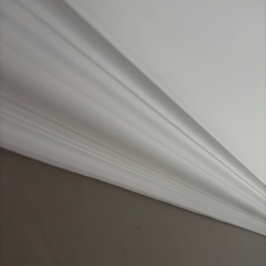 Small Victorian Swan Neck Cornice SPC070 Drop 80mm