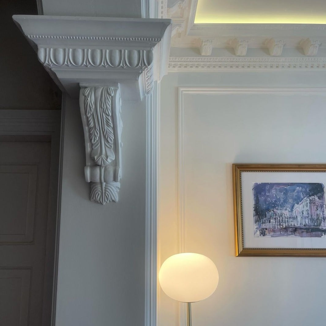 Plaster Coving Egg & Dart 100mm Drop MPC064