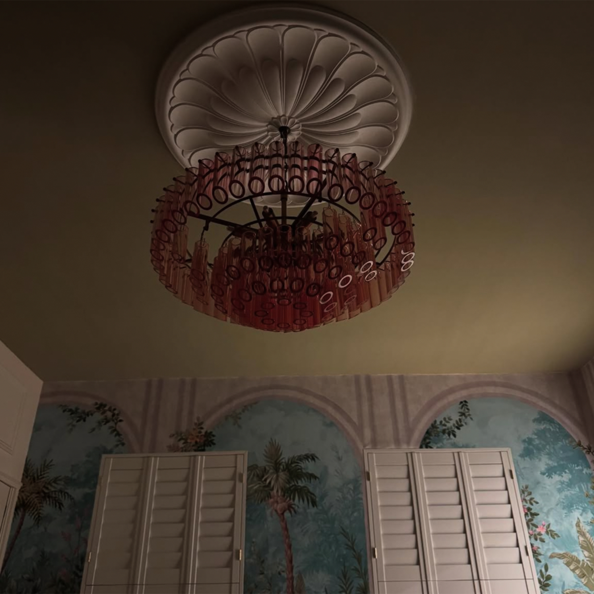 art deco plaster ceiling rose