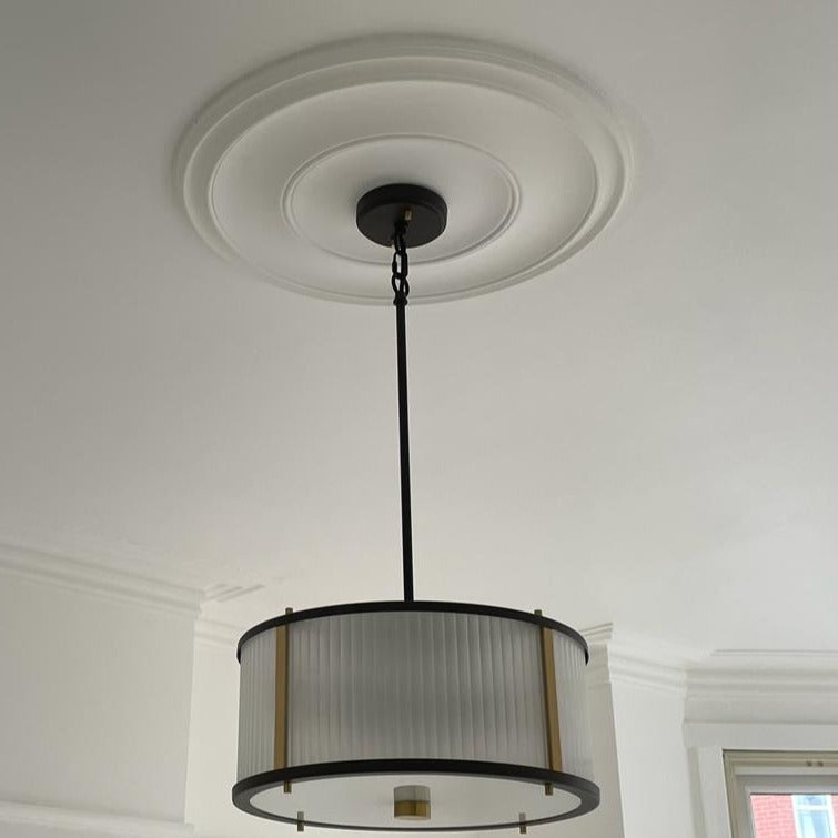 Plain Spun Plaster Ceiling Rose 420MM Diameter MPR071