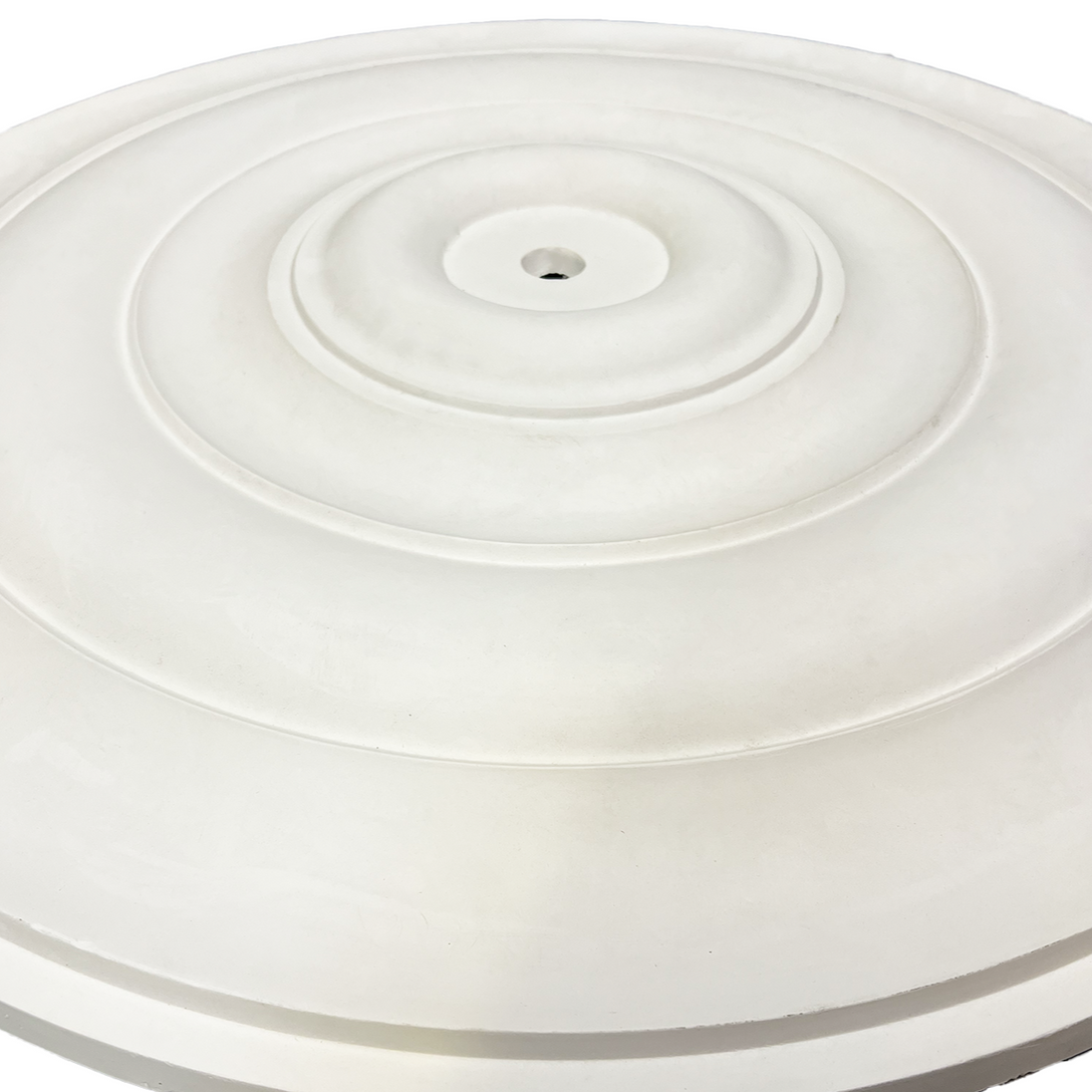 Large Plain Spun Plaster Ceiling Rose LPR076