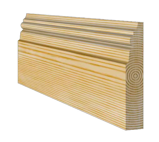 digitl image of victorian timber skirting board