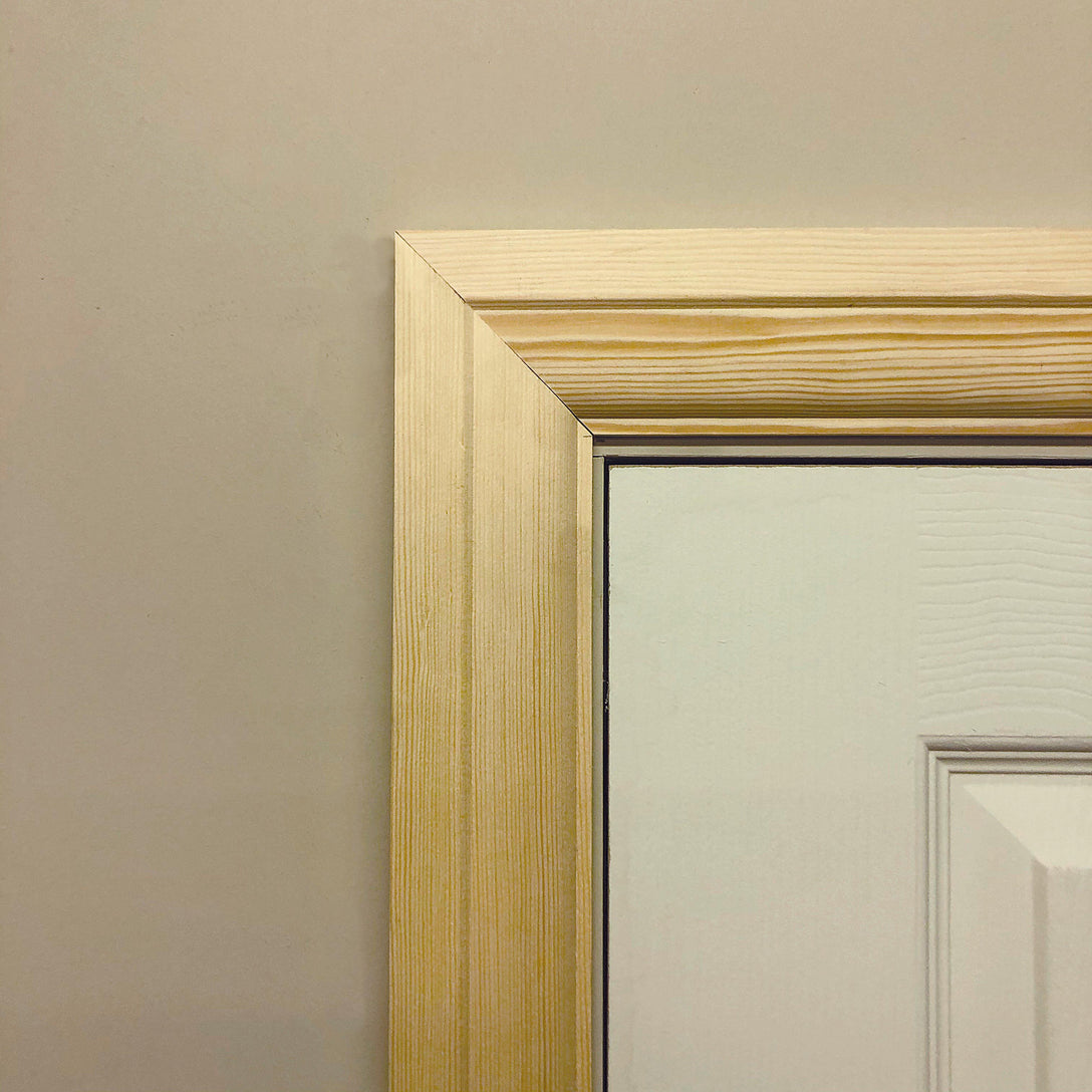 corner section of Victorian Timber Architrave shown 21mm x 69mm