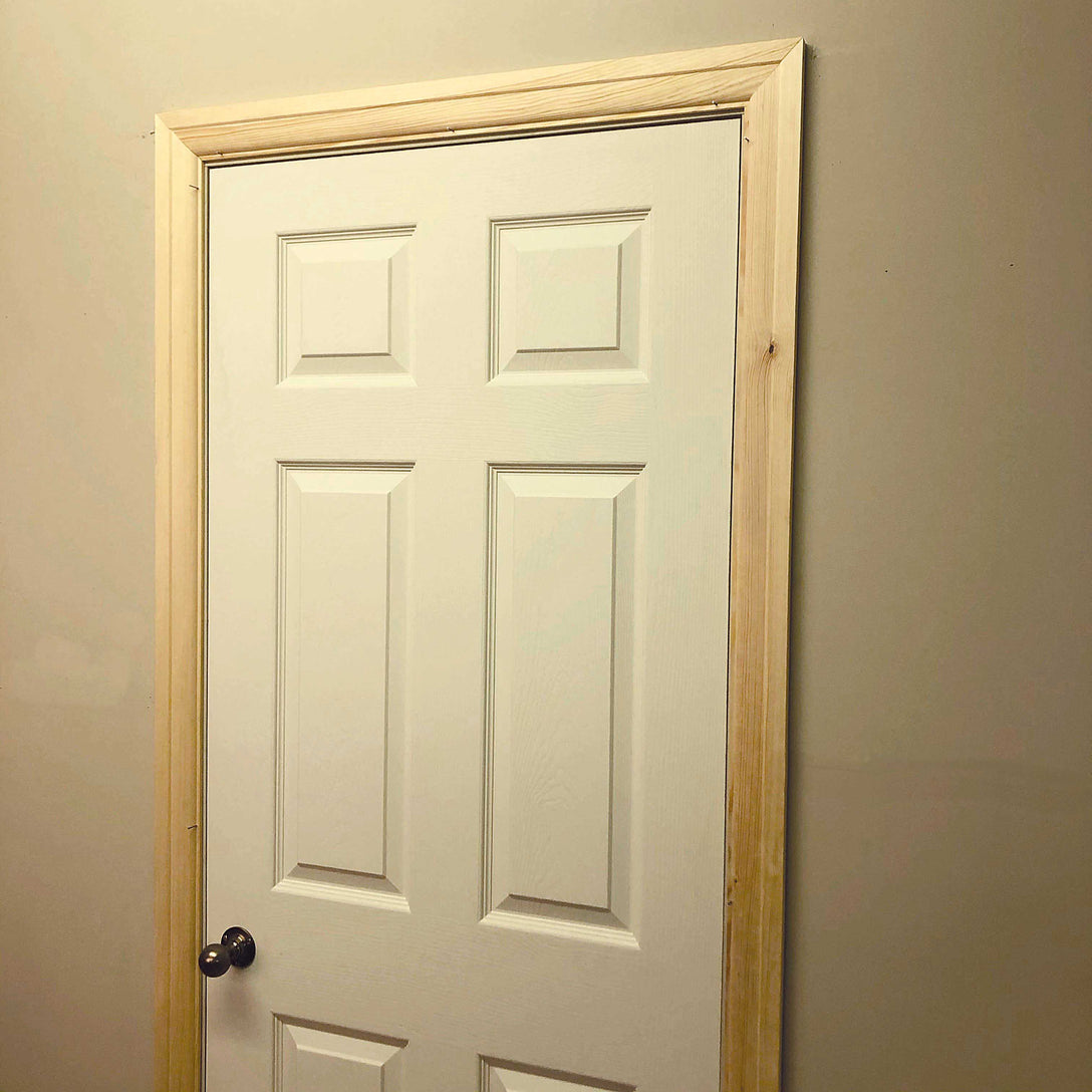 classic Victorian Timber Architrave shown around whole door 21mm x 69mm