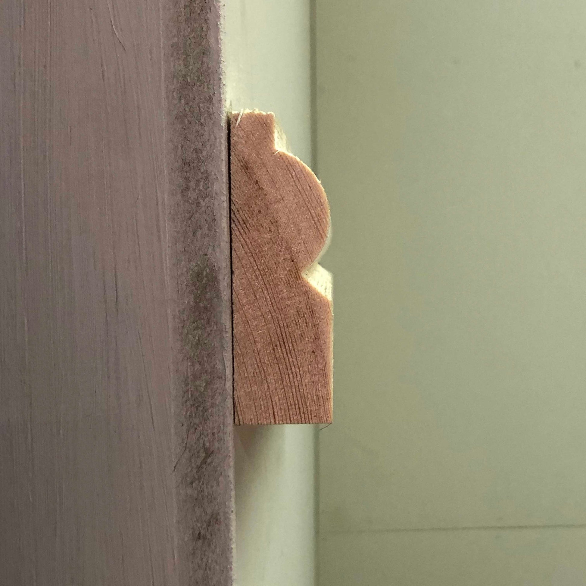 side view showing section of Victorian Timber Architrave 67mm x 21mm