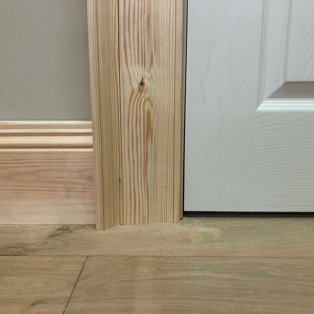 Large Victorian Architrave joining floor 135mm x 45mm