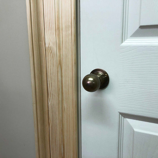 Large Victorian Architrave shown fitted around a door 135mm x 45mm