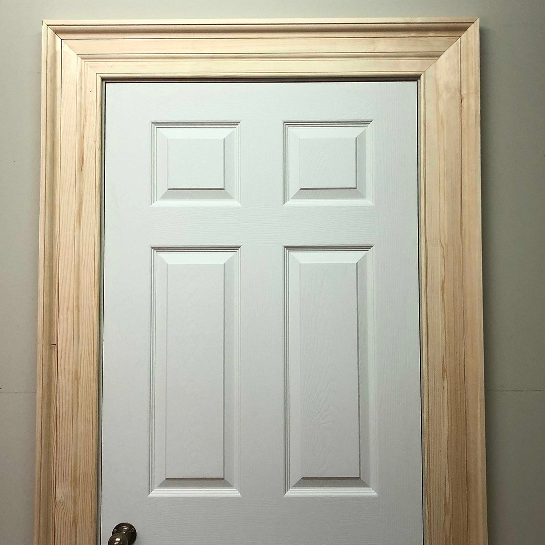 Large Victorian Architrave shown after instillation 135mm x 45mm