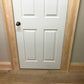 Large Victorian Architrave shown after instillation with skirting boards 135mm x 45mm 