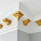 photo of a section of victorian Plaster Coving painted -  175mm Drop 