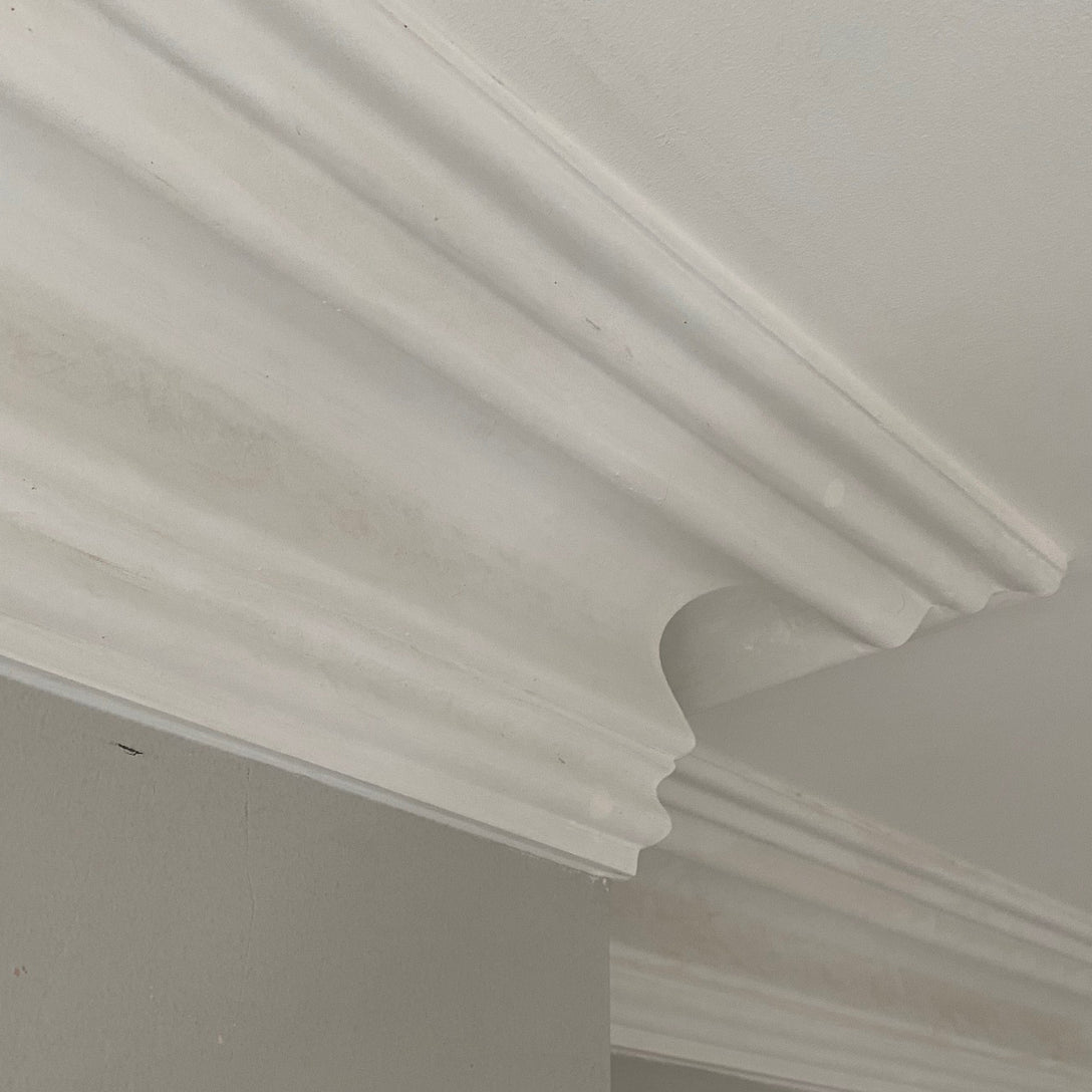 detailed image showing Traditional Victorian Plaster Coving London 150MM