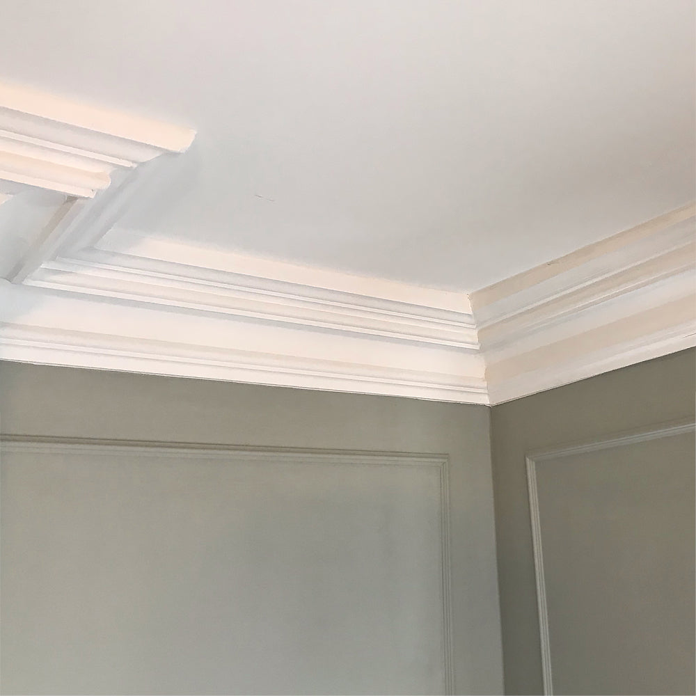 example of a section of London Swan Neck Coving - 150MM