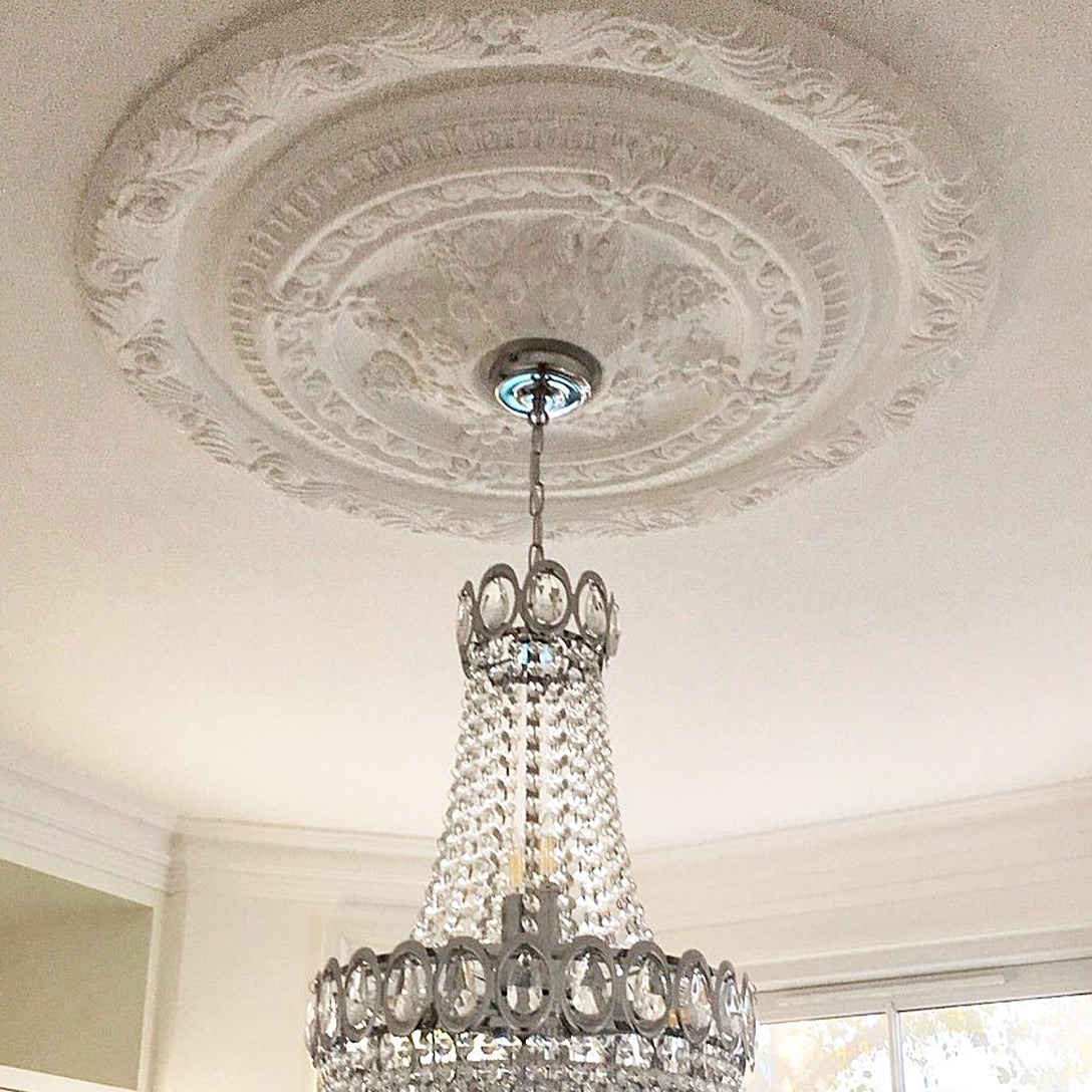 Victorian Ornate Ceiling Plaster Ceiling Rose 660MM LPR002 - PlasterCeilingRoses.com