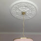 Victorian Gothic Plaster Ceiling Rose white example