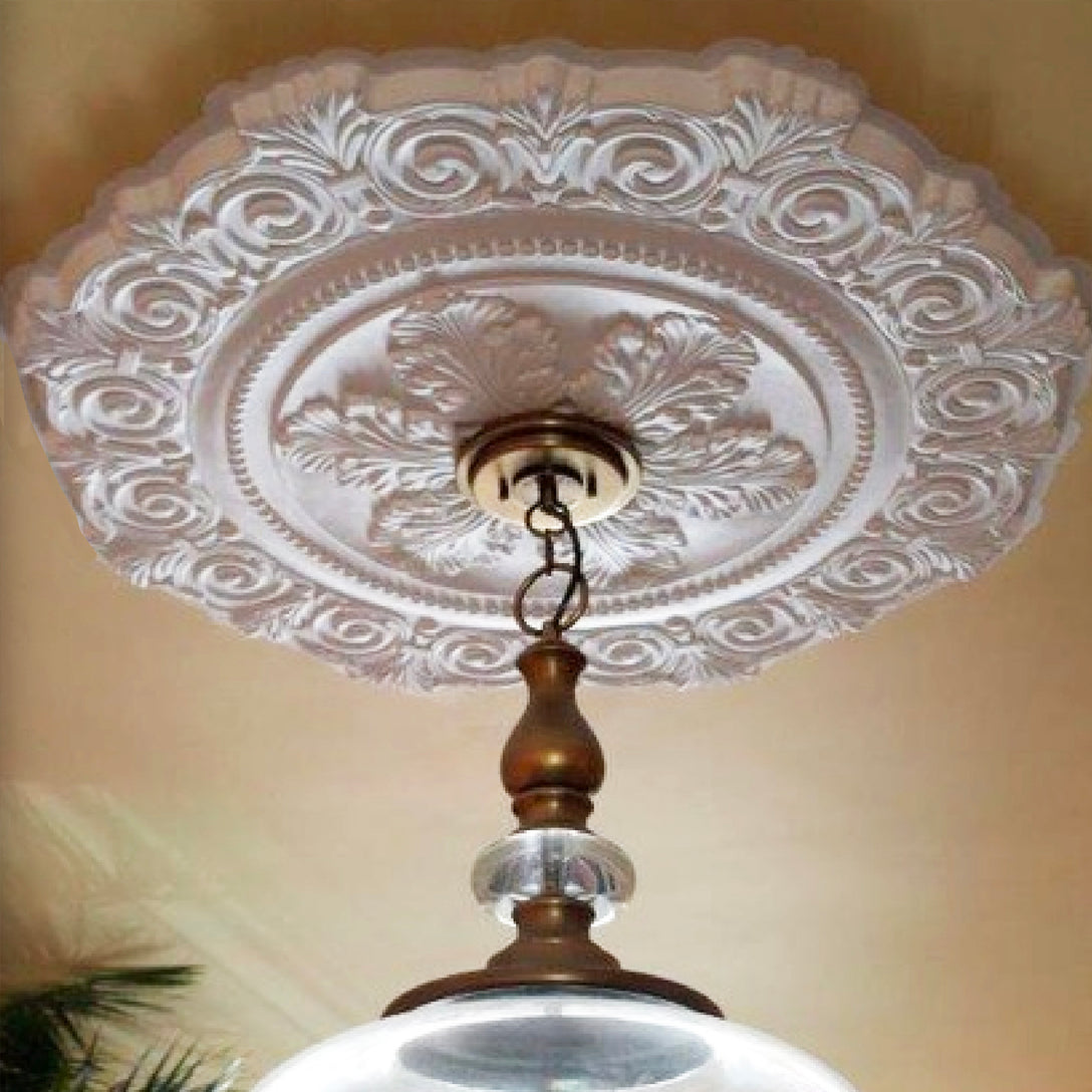 image shows Victorian Plaster Ceiling Rose example 850mm dia. 