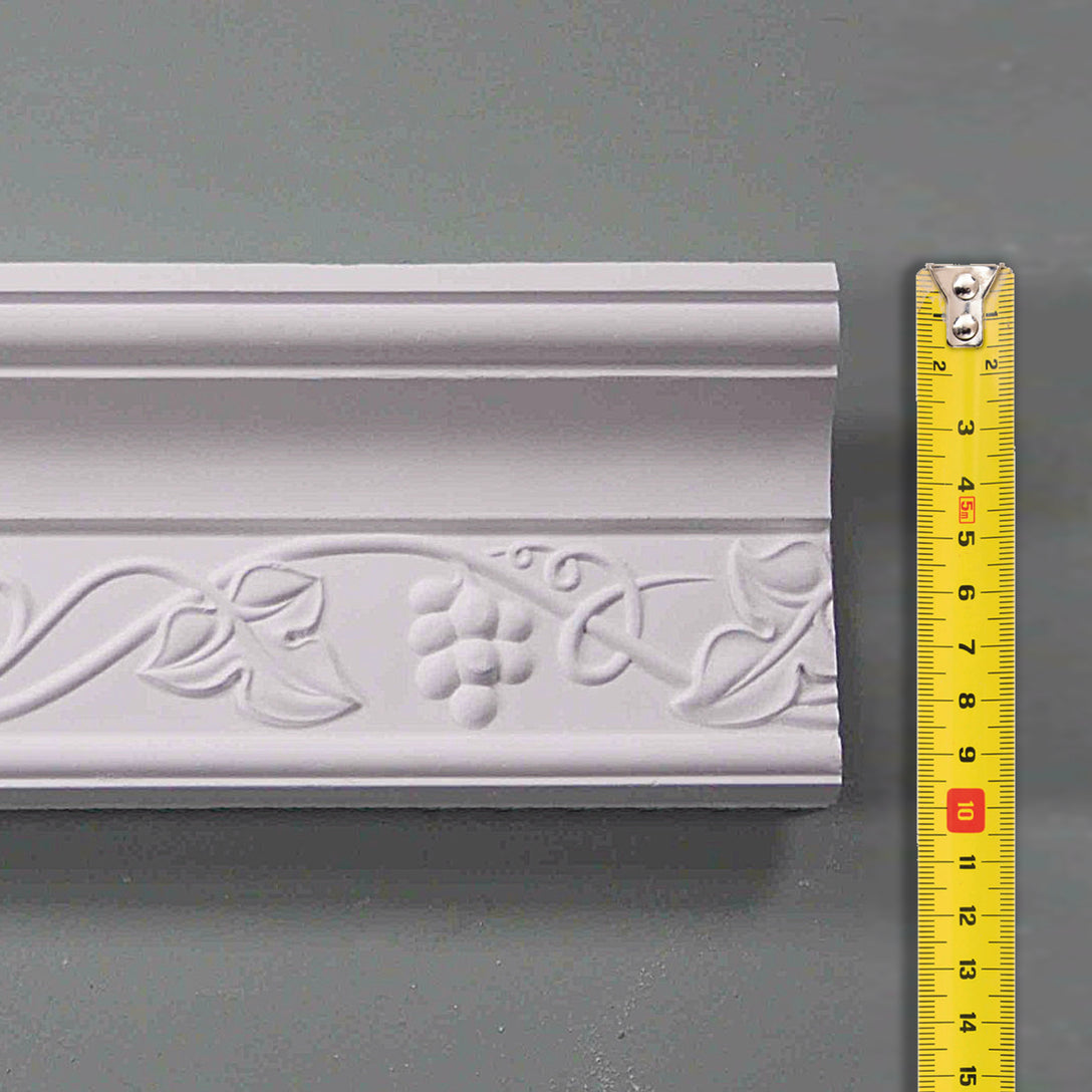 Running Vine cornice size reference