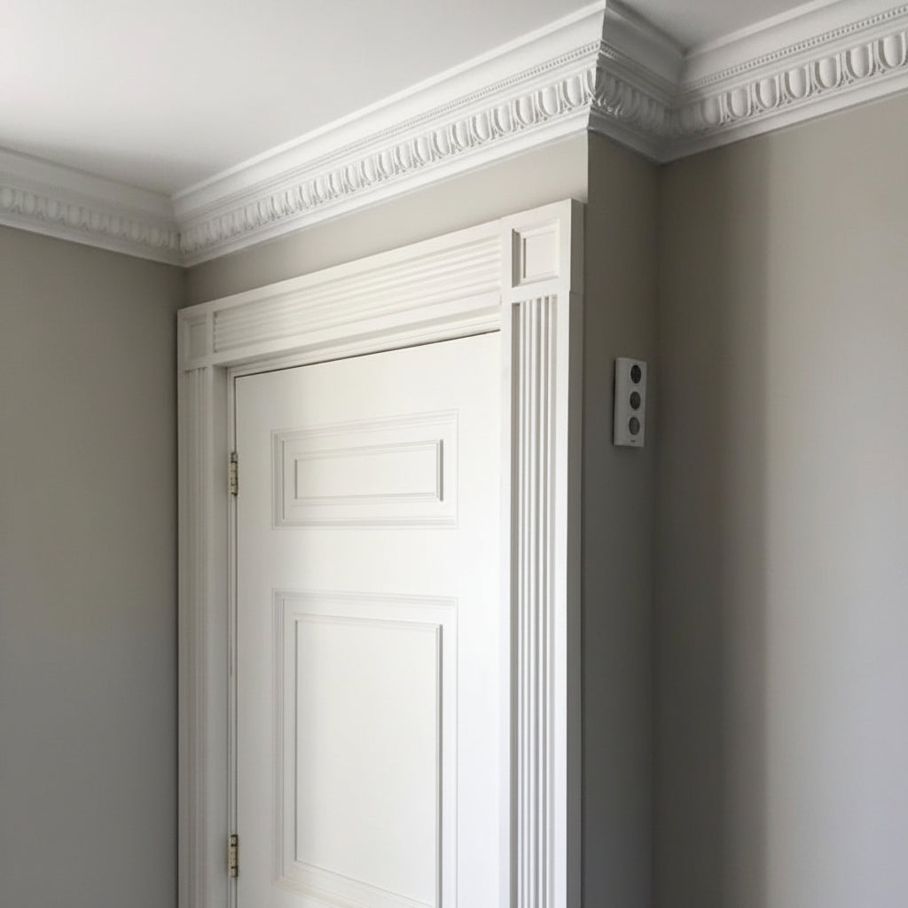 Egg & Dart coving above doorway