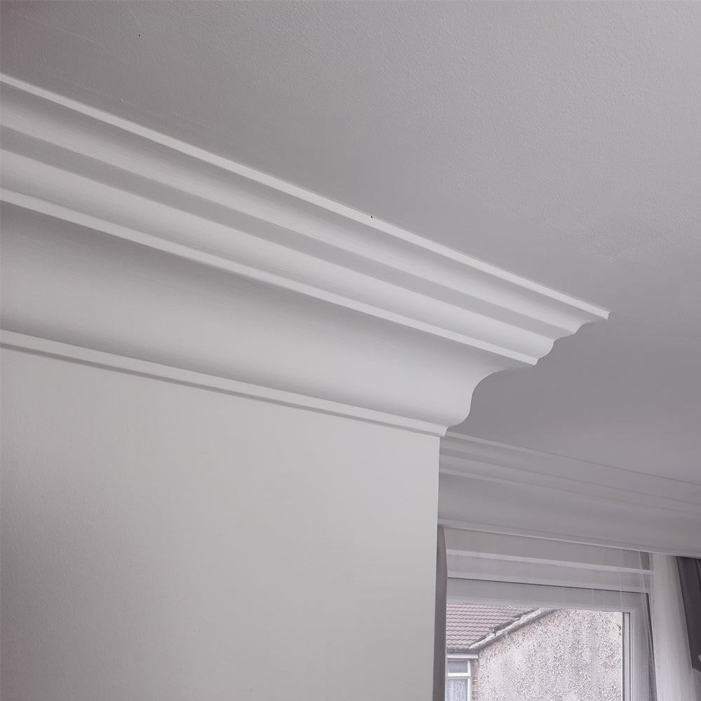 Large Dental Plaster Cornice Drop 120mm Projection 260mm
