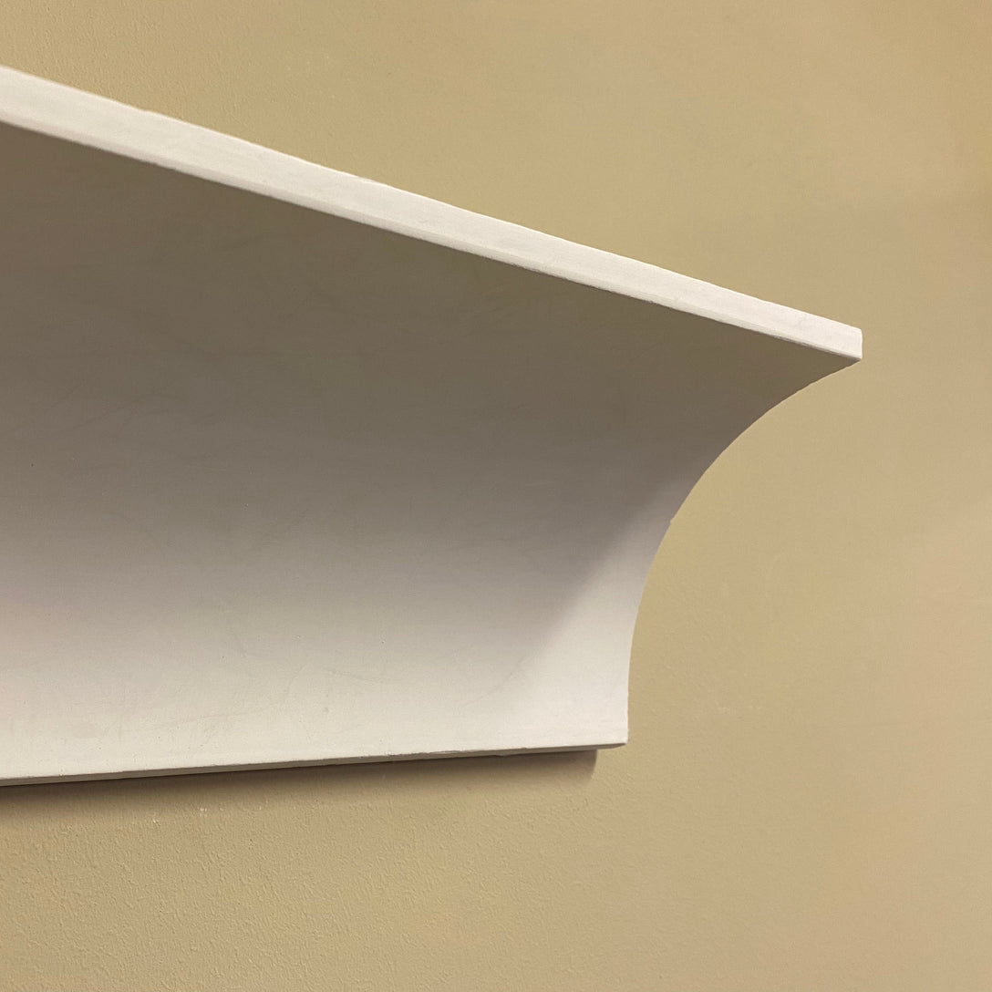 aspect of Plaster Coving section - 100mm Drop