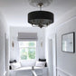 photo showing Victorian Plaster Ceiling Rose fitted in modern bright home 500mm dia. 