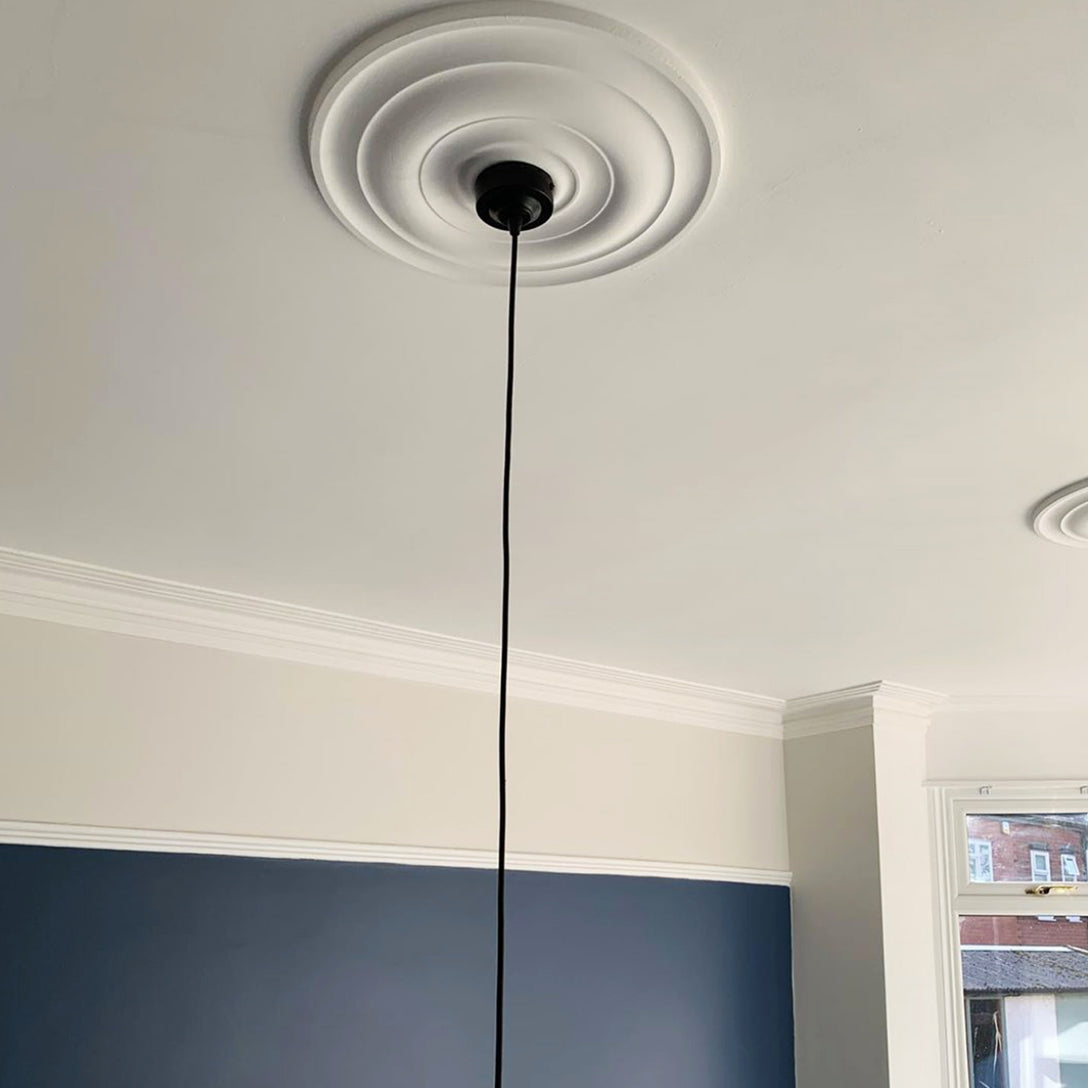 Medium Sized Ceiling Rose in natural lighting