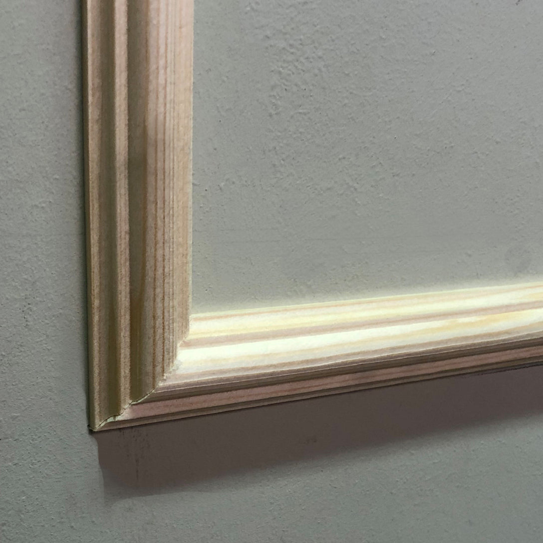 detailed photo of Victorian Timber Panel Mould corner section 22mm x 11mm