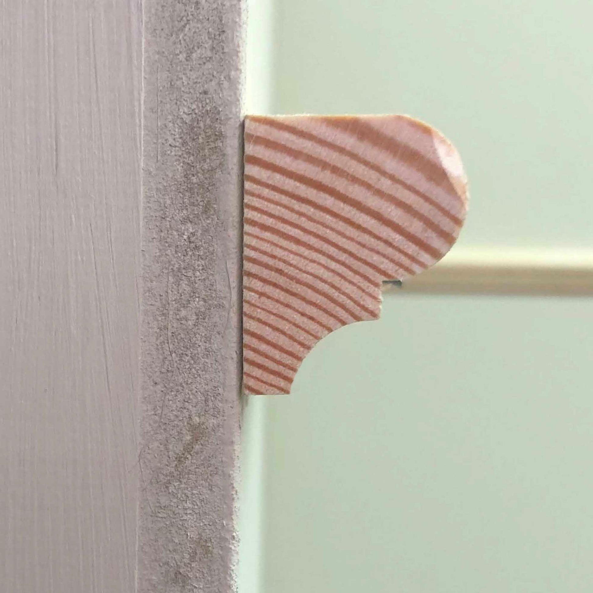 side view of Victorian Timber Panel - 45mm x 21mm