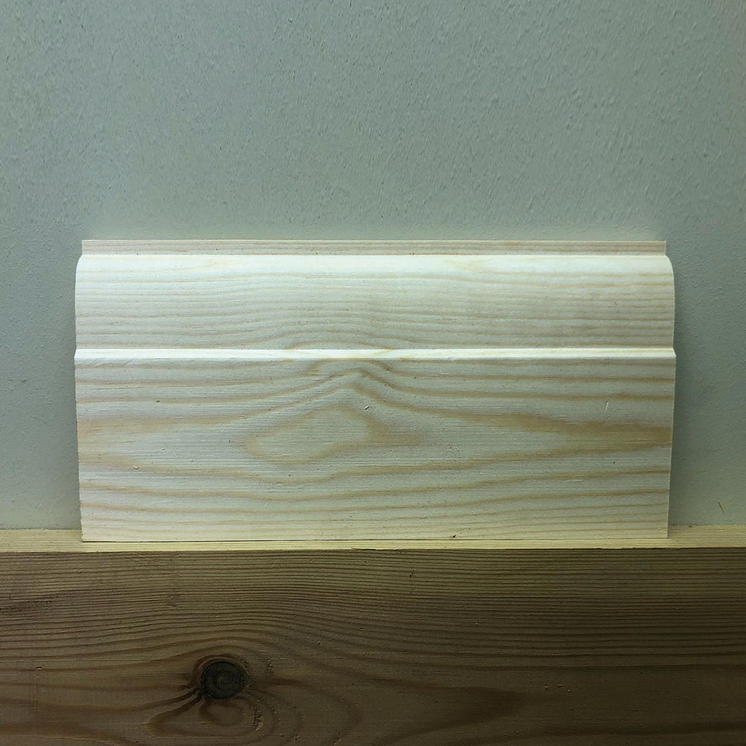 example aspect of timber victorian lambs tongue skirting board