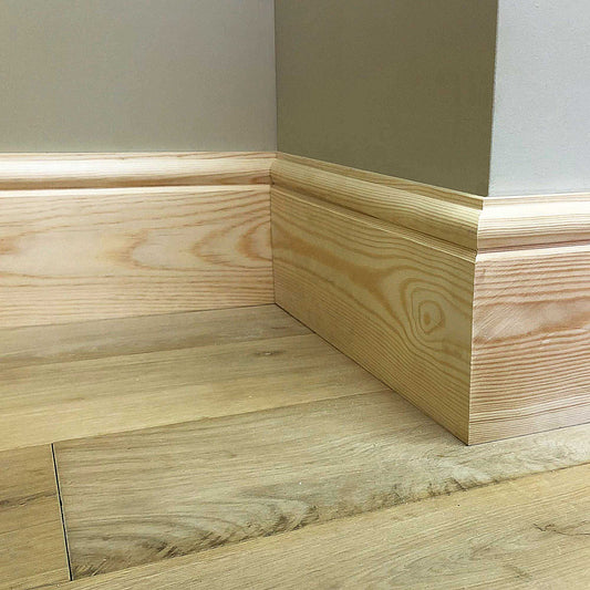 image shows section of Torus Timber Skirting Board 168mm x 21mm 