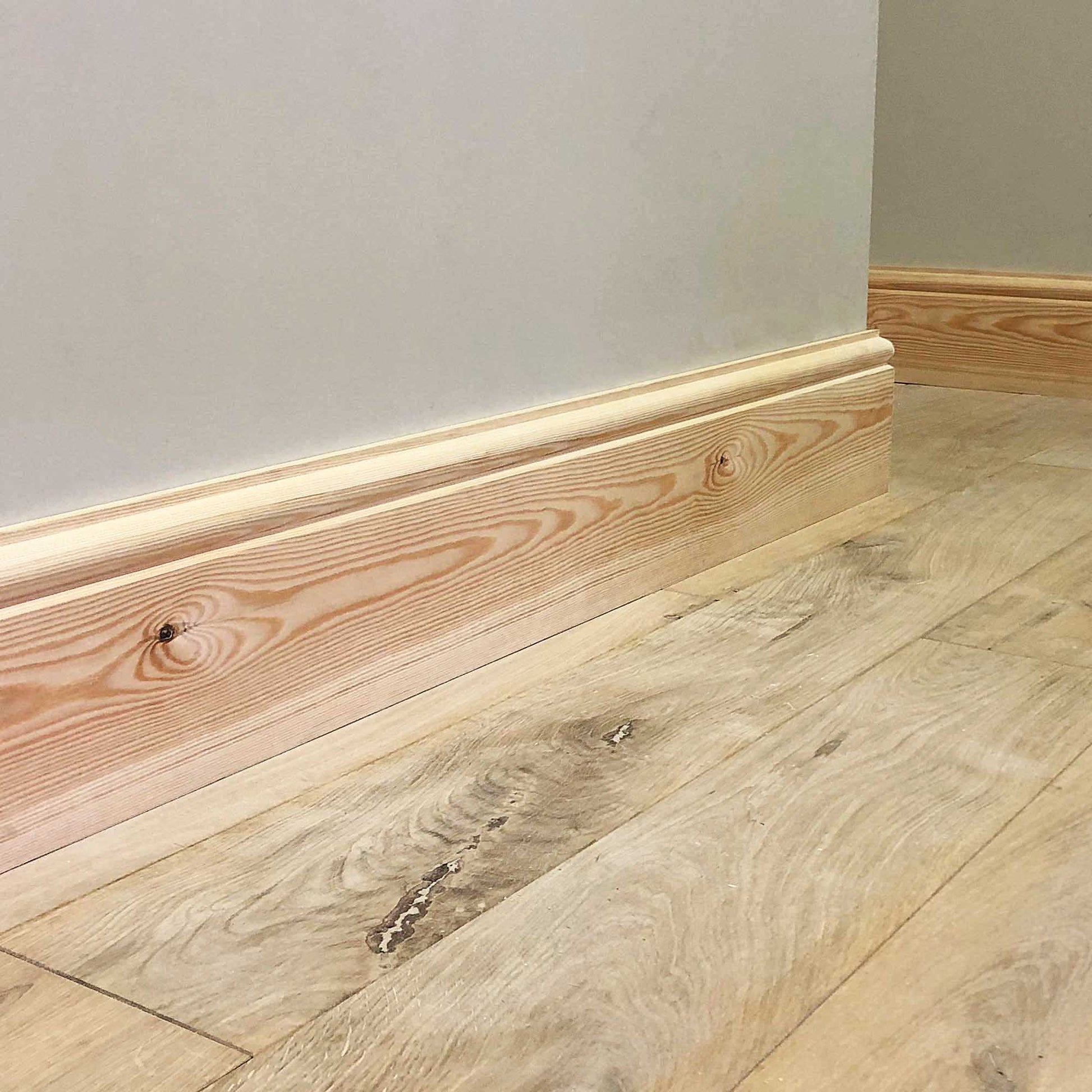 aspect of Torus Timber Skirting Board section 168mm x 21mm