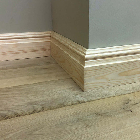 section of Medium Victorian Timber Skirting Board - 168mm x 21mm