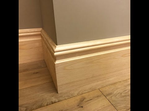 video showing Victorian skirting board