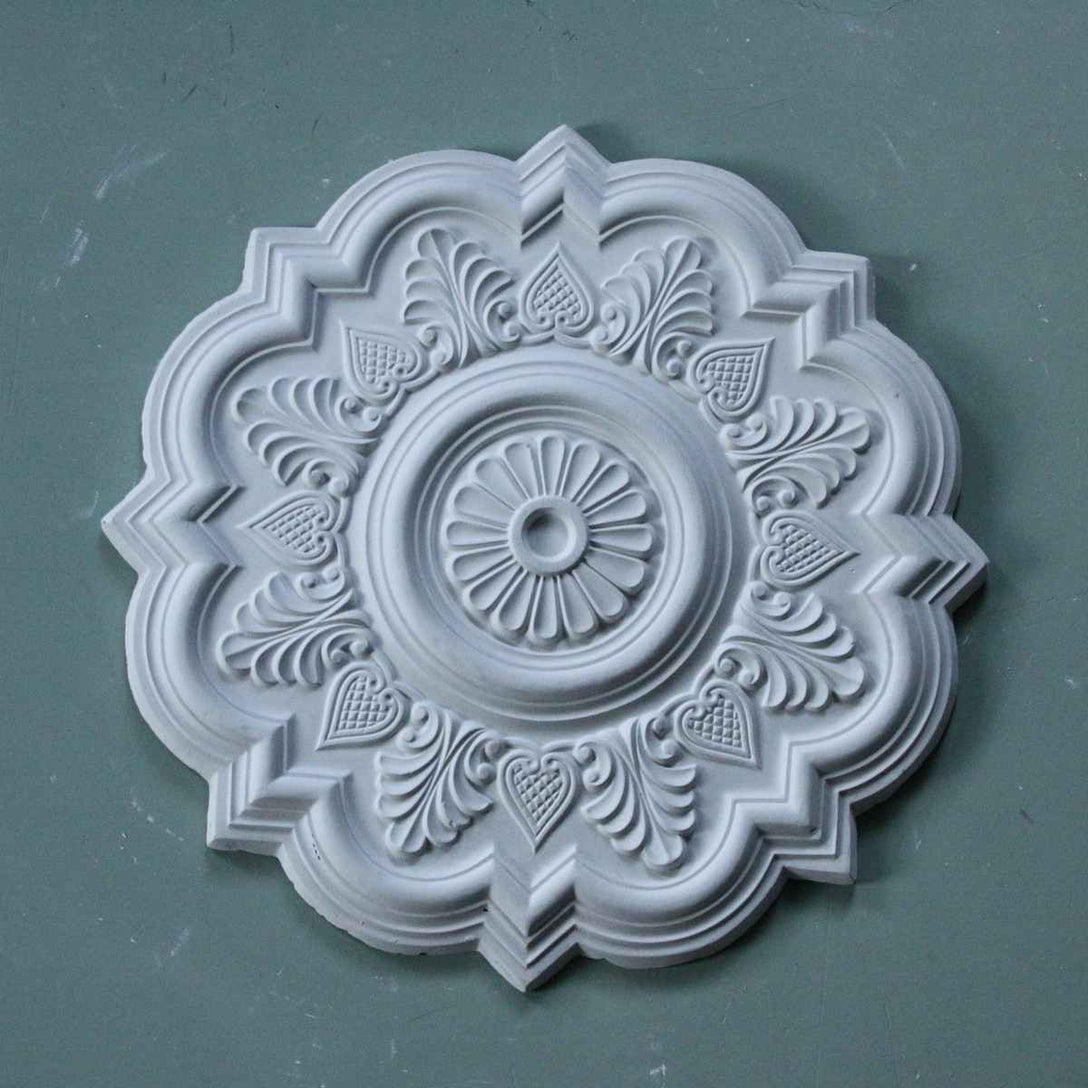 Palmette Plaster Ceiling Rose overview