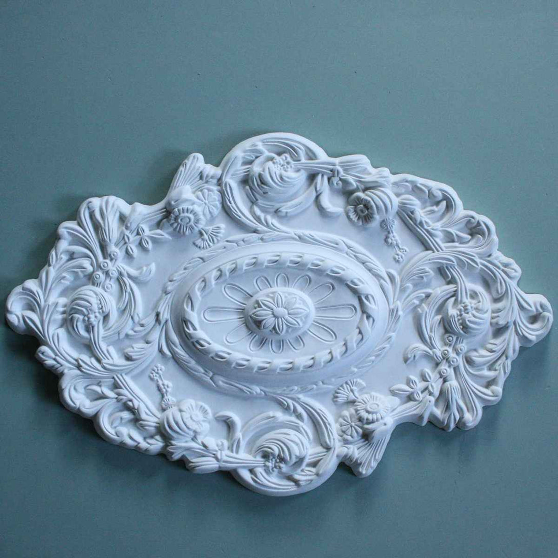 Oval Plaster Ceiling Rose overview