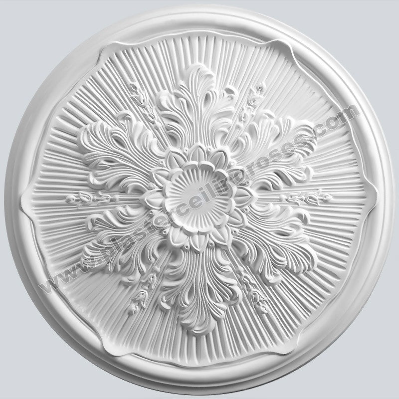 whole acanthus Plaster Ceiling Rose shown 510mm dia. 