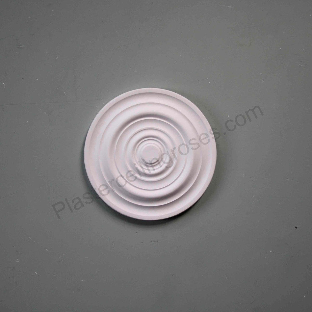 Small Plaster Ceiling Rose shown before instillation 230mm dia.