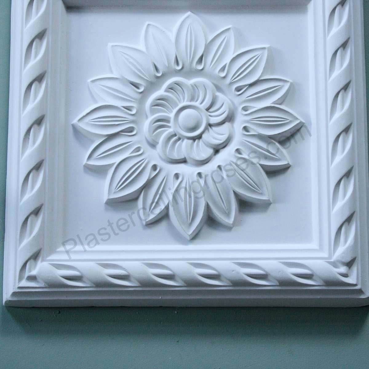 Sunflower Plaster Wall Plaque technical image