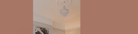 A touch of elegance: how a ceiling rose transformed our room