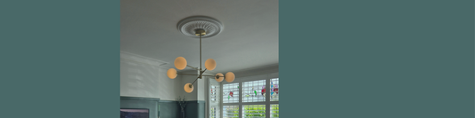 Victorian Plaster Ceiling Rose. 