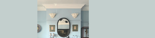 Georgian Coving Upgrade for an Edwardian Flat Kitchen & Living Room