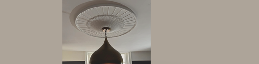 Kelly & Ben’s Georgian Home: Installing Ornate Ceiling Roses