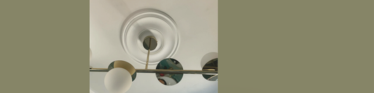 Plain Spun Plaster Ceiling Rose